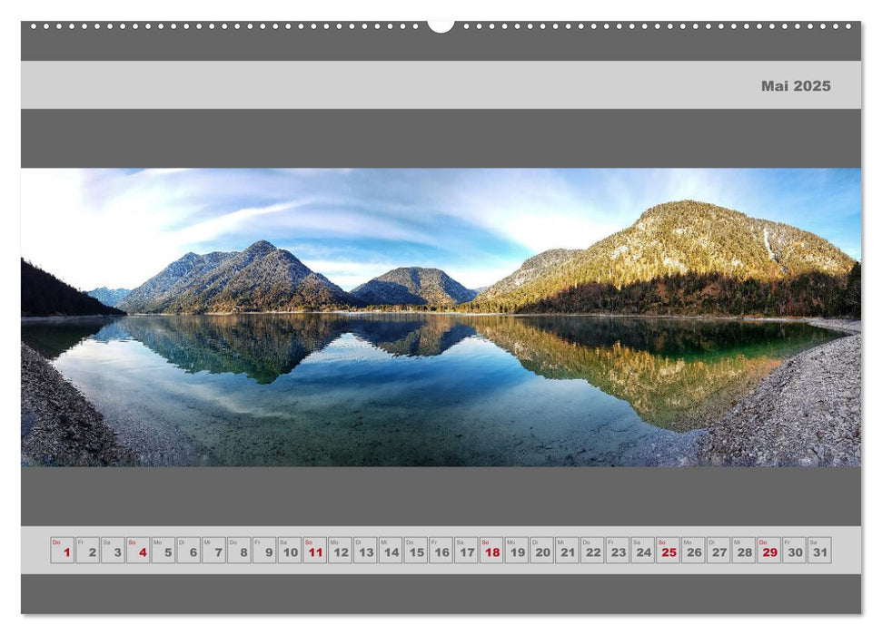 Panorama Alpen (CALVENDO Premium Wandkalender 2025)