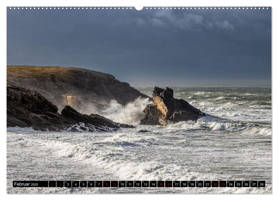 Côte Sauvage - Die wilde Küste der Bretagne (CALVENDO Premium Wandkalender 2025)