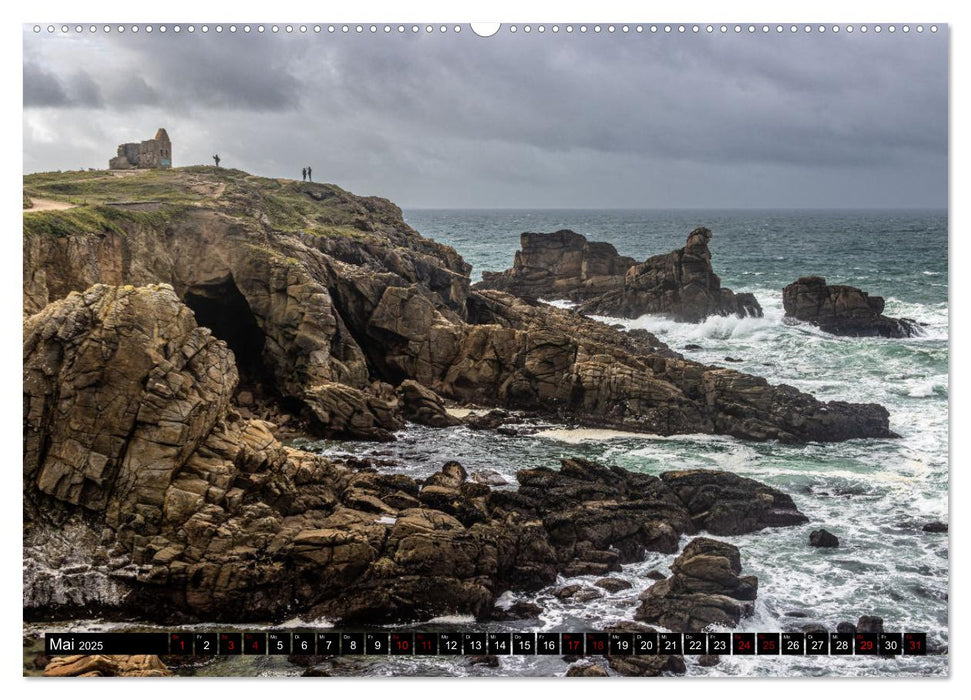 Côte Sauvage - Die wilde Küste der Bretagne (CALVENDO Premium Wandkalender 2025)