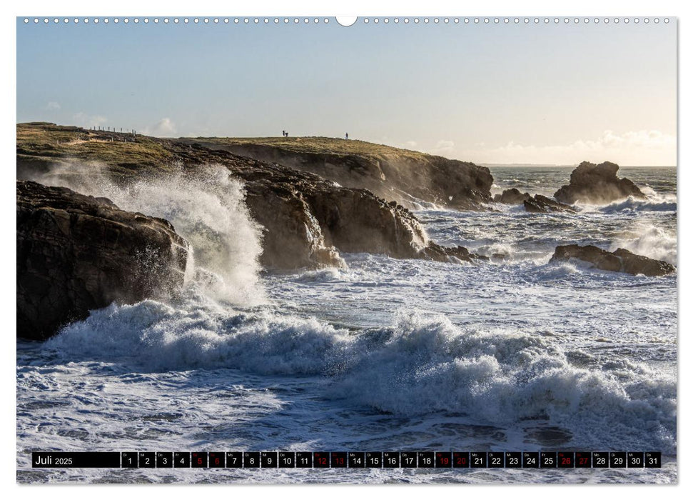 Côte Sauvage - Die wilde Küste der Bretagne (CALVENDO Premium Wandkalender 2025)