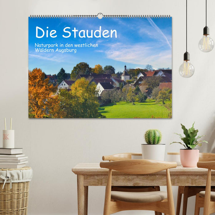 Die Stauden, Naturpark in den westlichen Wälder Augsburgs (CALVENDO Wandkalender 2025)