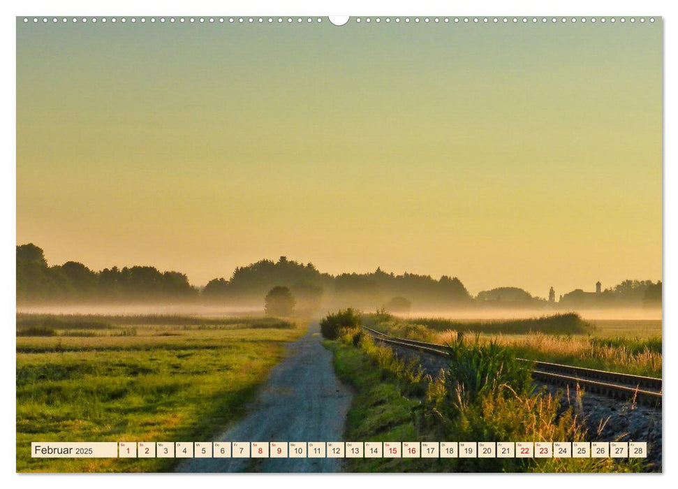 Die Stauden, Naturpark in den westlichen Wälder Augsburgs (CALVENDO Wandkalender 2025)