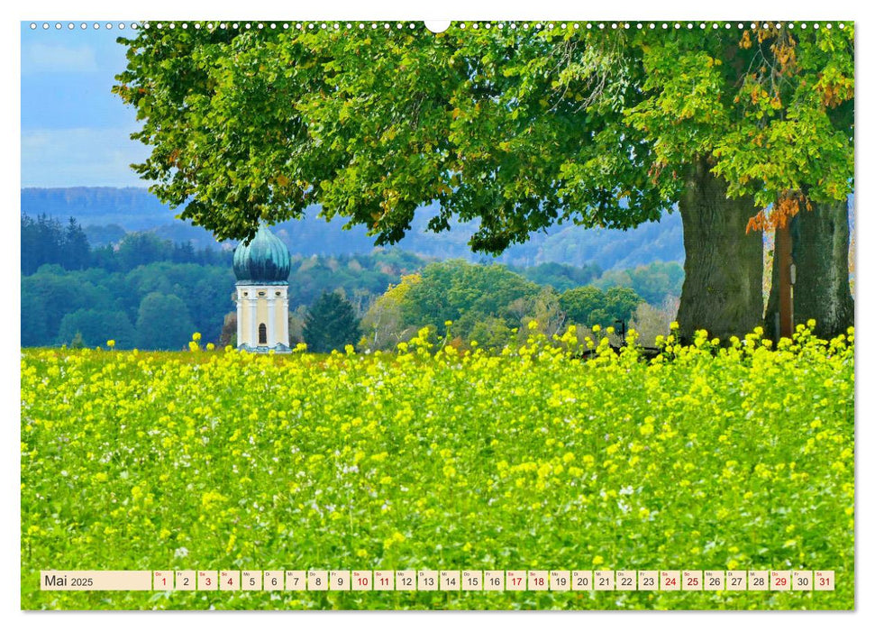 Die Stauden, Naturpark in den westlichen Wälder Augsburgs (CALVENDO Wandkalender 2025)