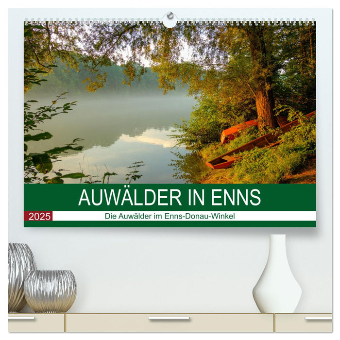 Auwälder bei Enns (CALVENDO Premium Wandkalender 2025)