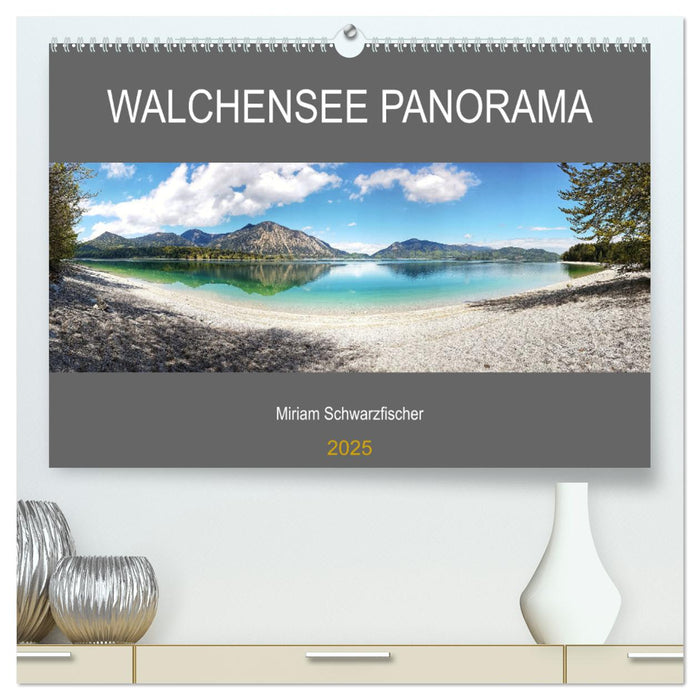 Walchensee Panorama (CALVENDO Premium Wandkalender 2025)