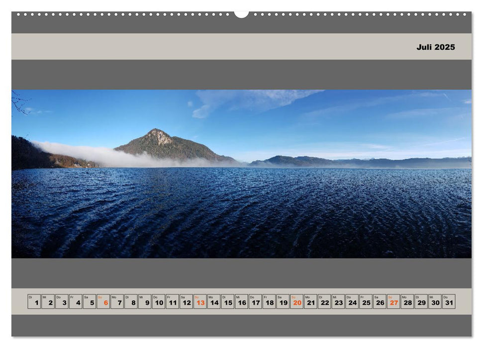 Walchensee Panorama (CALVENDO Premium Wandkalender 2025)