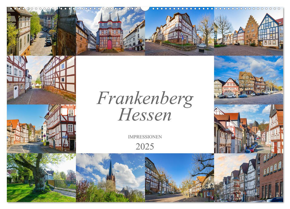 Frankenberg Hessen Impressionen (CALVENDO Wandkalender 2025)