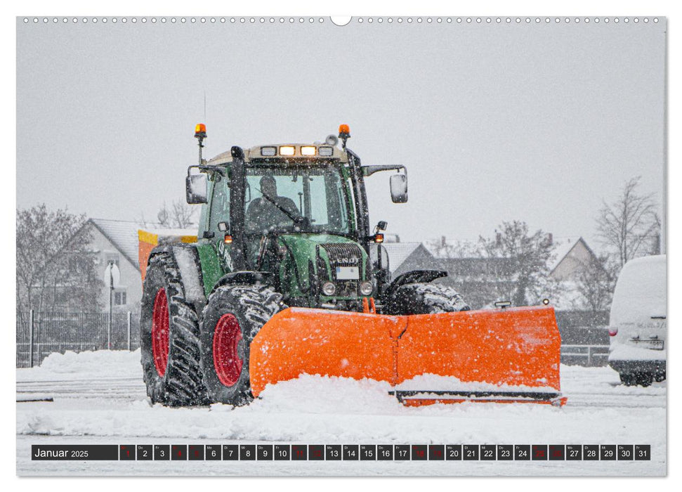 Landtechnik im Einsatz (CALVENDO Premium Wandkalender 2025)