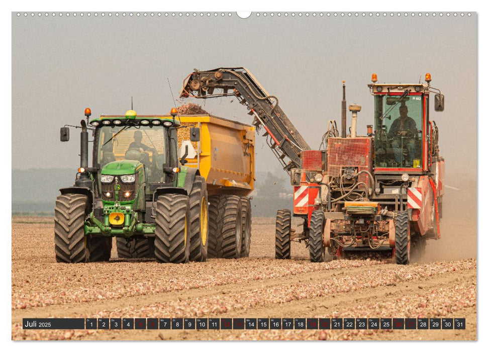 Landtechnik im Einsatz (CALVENDO Premium Wandkalender 2025)