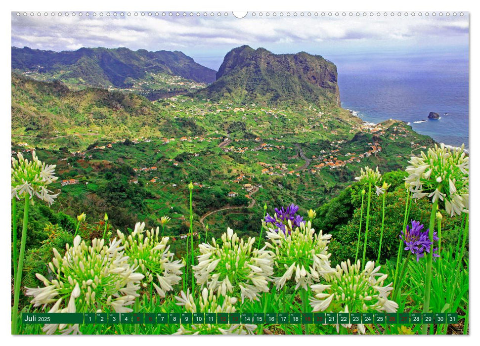 Madeira und Porto Santo (CALVENDO Premium Wandkalender 2025)