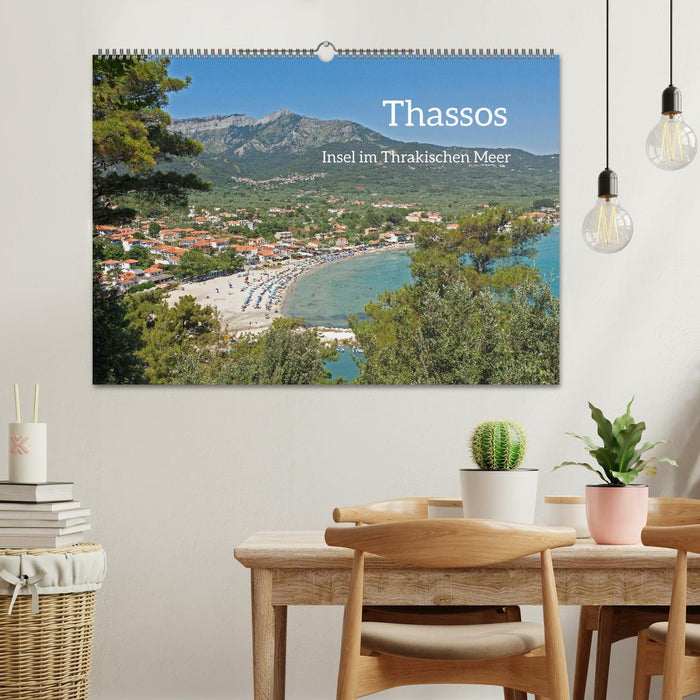 Thassos - Insel im Thrakischen Meer (CALVENDO Wandkalender 2025)