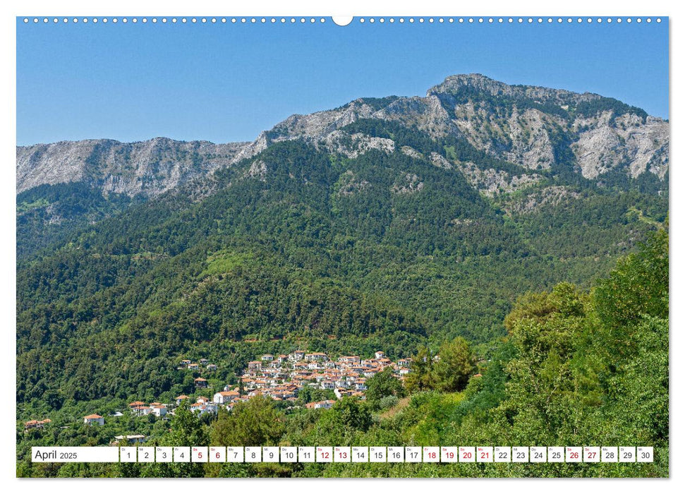 Thassos - Insel im Thrakischen Meer (CALVENDO Wandkalender 2025)