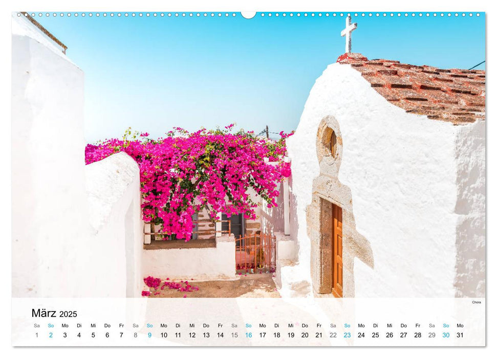 Patmos - Die heilige Insel (CALVENDO Premium Wandkalender 2025)