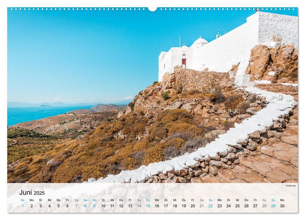 Patmos - Die heilige Insel (CALVENDO Premium Wandkalender 2025)