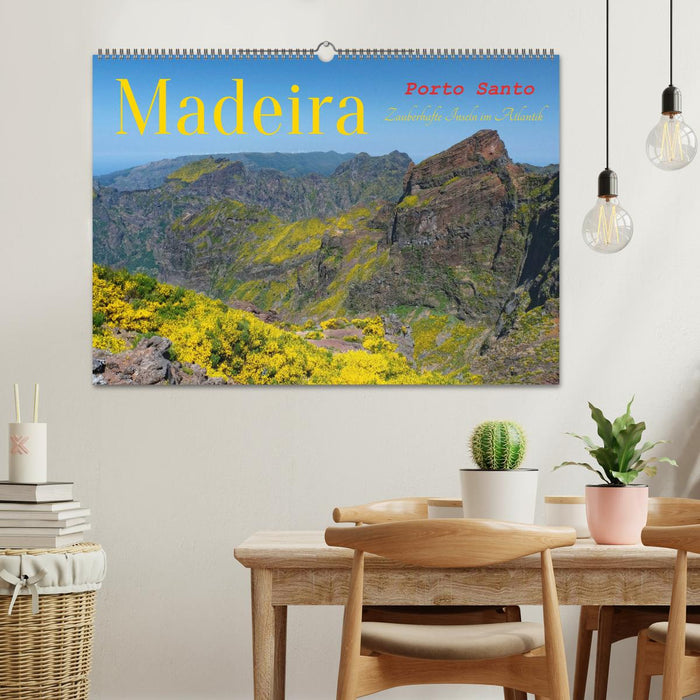 Madeira und Porto Santo (CALVENDO Wandkalender 2025)