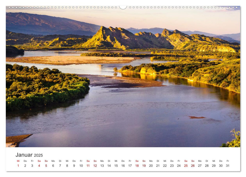 Kolumbien - Eine unvergessliche Reise durch das bunte Land. (CALVENDO Premium Wandkalender 2025)