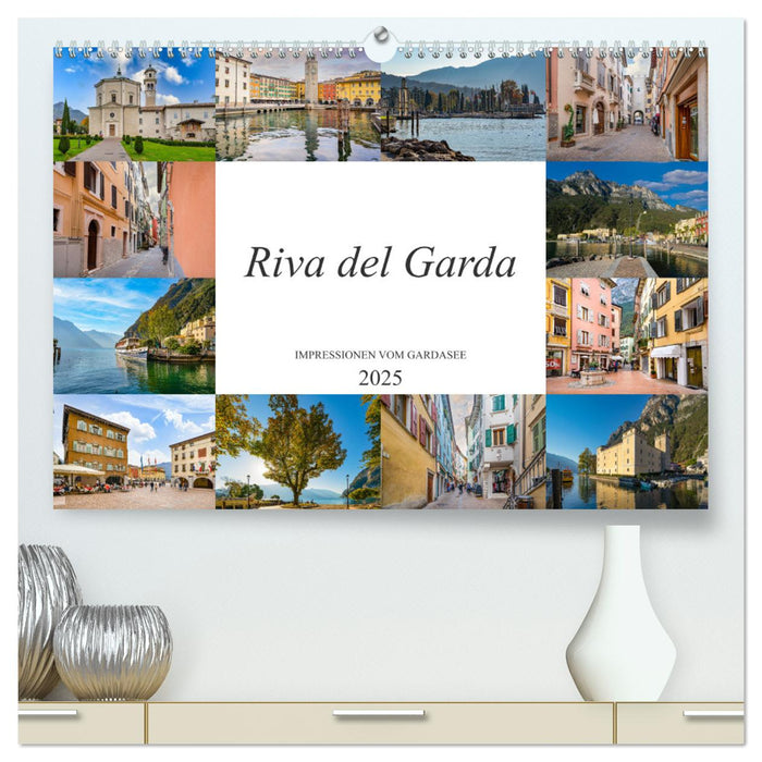 Riva del Garda Impressionen vom Gardasee (CALVENDO Premium Wandkalender 2025)