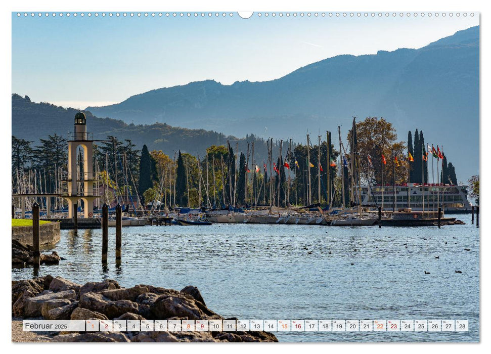 Riva del Garda Impressionen vom Gardasee (CALVENDO Premium Wandkalender 2025)