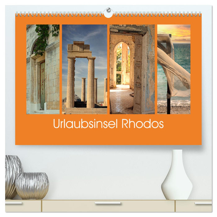 Urlaubsinsel Rhodos (CALVENDO Premium Wandkalender 2025)