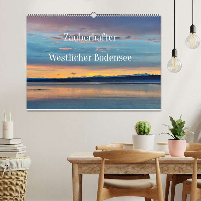 Zauberhafter Westlicher Bodensee (CALVENDO Wandkalender 2025)