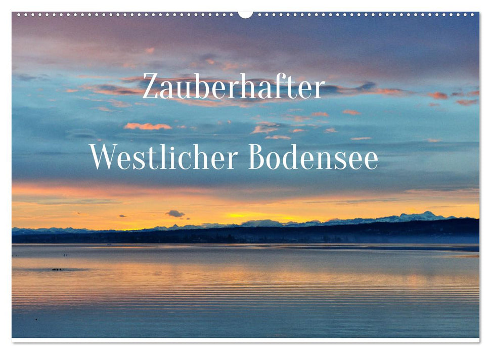 Zauberhafter Westlicher Bodensee (CALVENDO Wandkalender 2025)