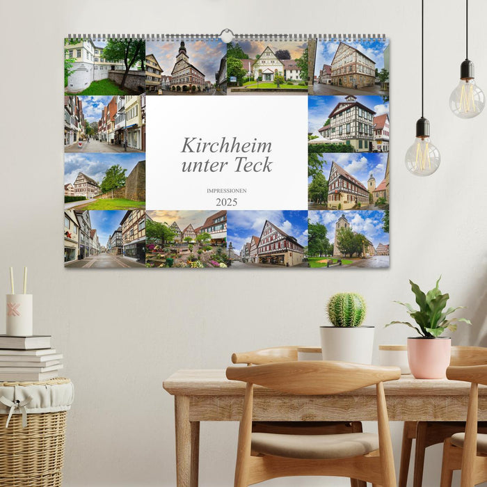 Kirchheim unter Teck Impressionen (CALVENDO Wandkalender 2025)