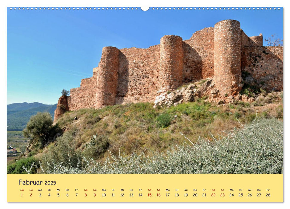 Historische Burgen in Spanien (CALVENDO Premium Wandkalender 2025)