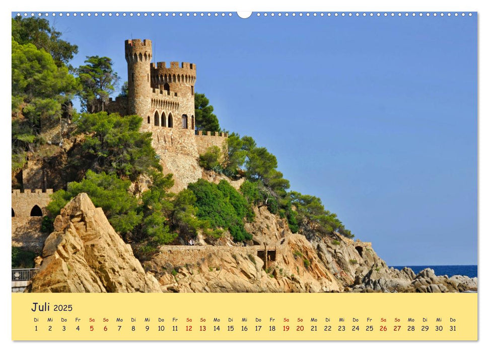 Historische Burgen in Spanien (CALVENDO Premium Wandkalender 2025)