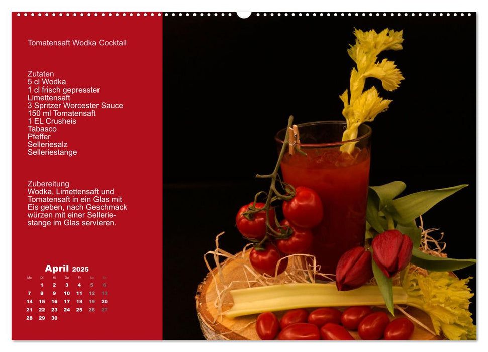 Faszination Wodka Cocktail (CALVENDO Premium Wandkalender 2025)