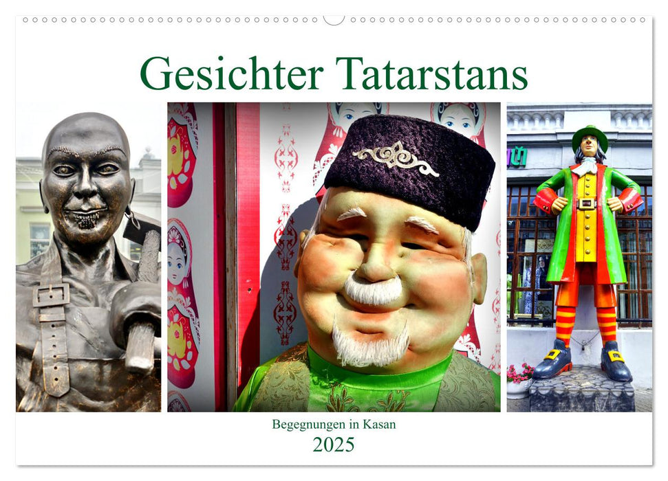 Gesichter Tatarstans - Begegnungen in Kasan (CALVENDO Wandkalender 2025)