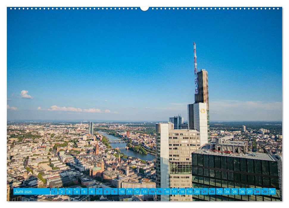 Towers of Frankfurt Fotokalender 2025 (CALVENDO Premium Wandkalender 2025)