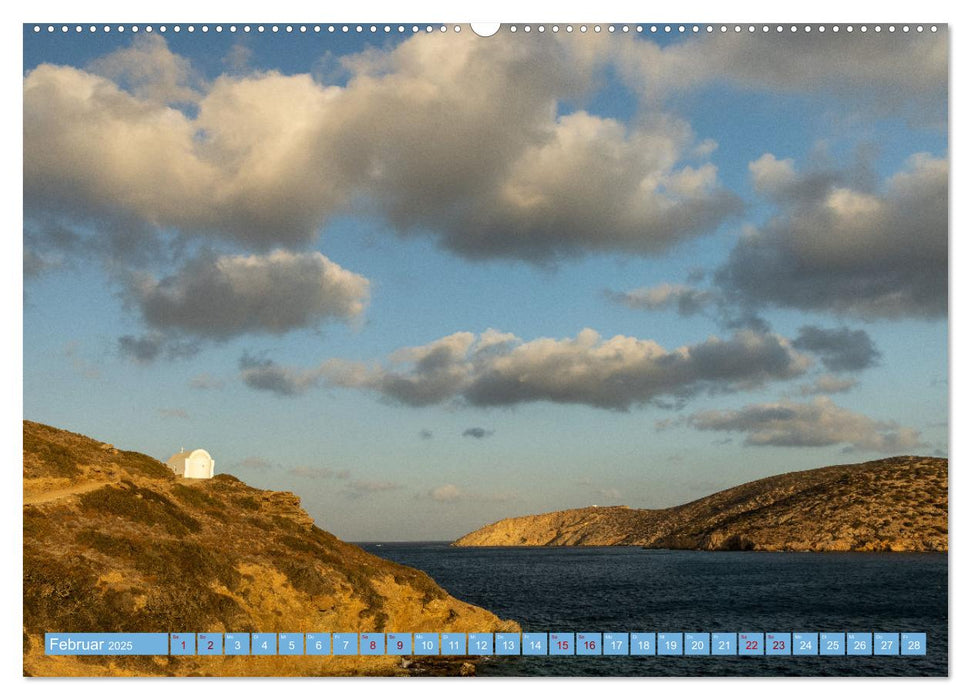 Amorgos - Kykladenimpressionen (CALVENDO Premium Wandkalender 2025)