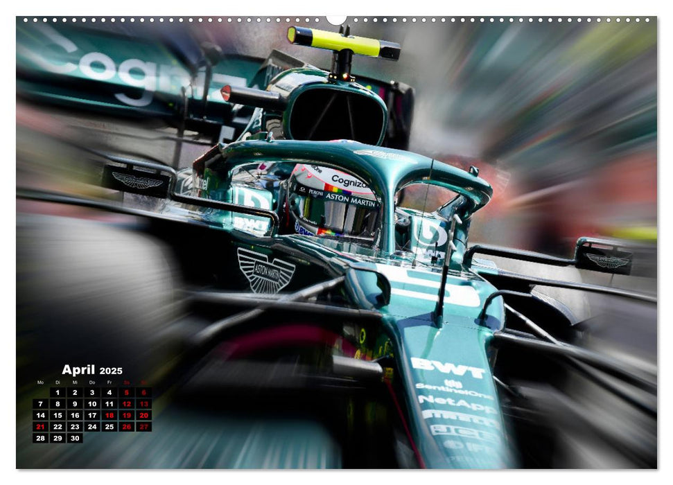 Leidenschaft Formel 1 (CALVENDO Premium Wandkalender 2025)