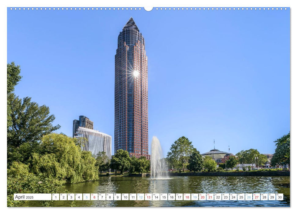 Frankfurt - Wolkenkratzer und Tradition (CALVENDO Wandkalender 2025)