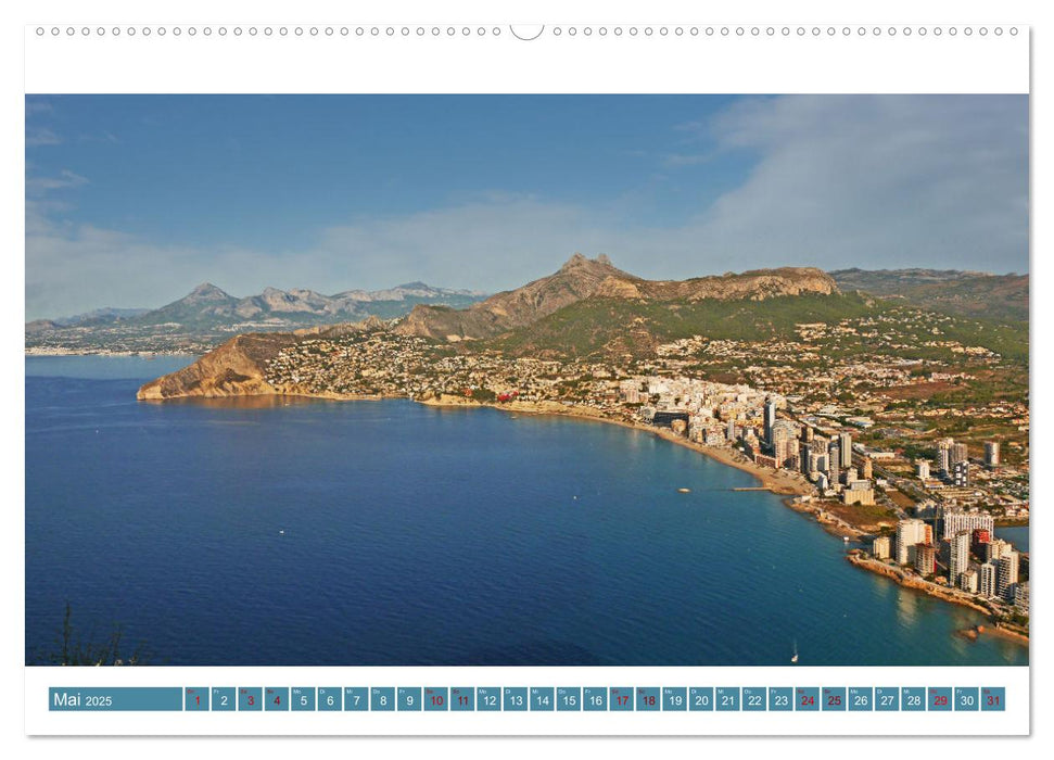 Costa Blanca. Schroffe Felsen und schillerndes Mittelmeer (CALVENDO Premium Wandkalender 2025)