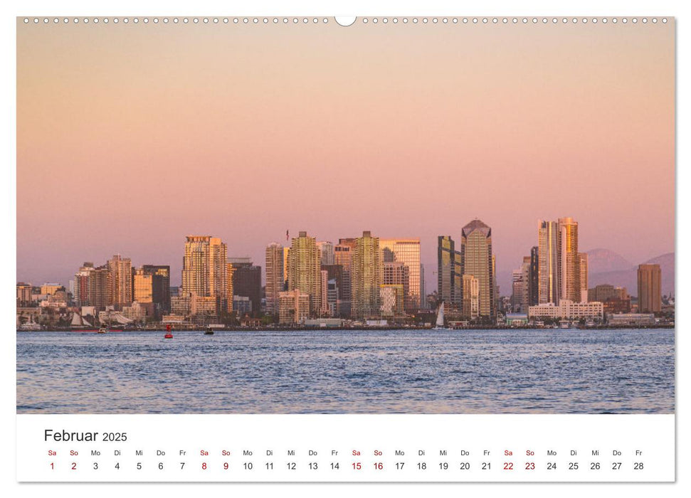 San Diego - Die einzigartige Stadt am Pazifik. (CALVENDO Premium Wandkalender 2025)