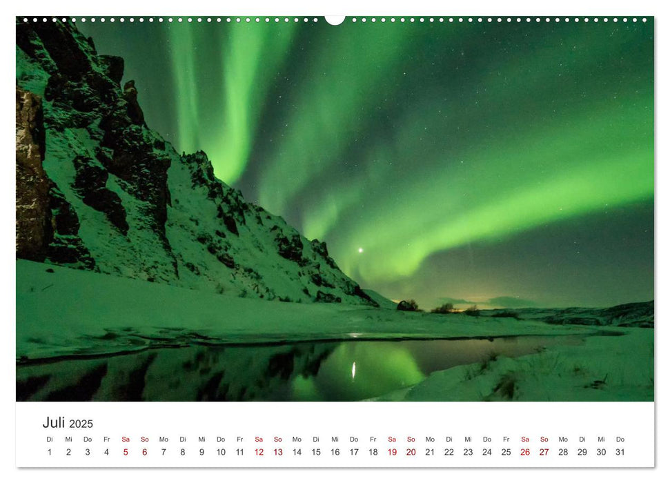 Polarlichter - Einzigartige Phänomene am Himmel. (CALVENDO Premium Wandkalender 2025)