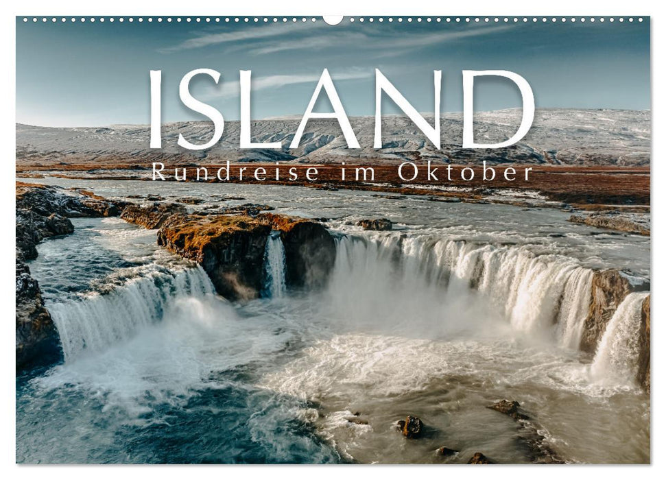 Island - Rundreise im Oktober (CALVENDO Wandkalender 2025)