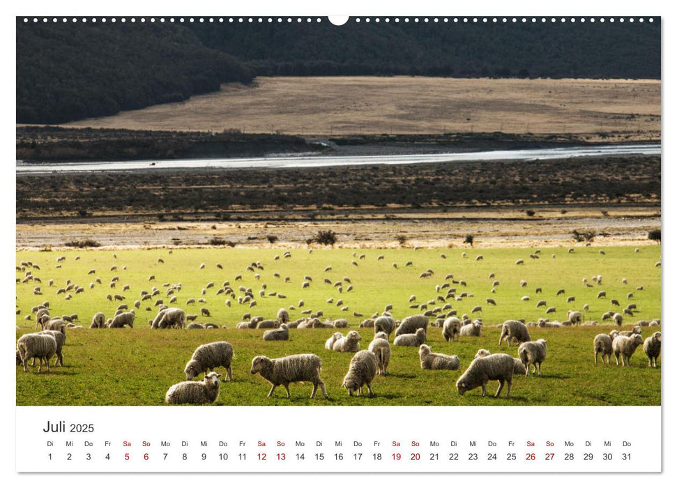 Neuseeland - Eine eindrucksvolle Insel. (CALVENDO Premium Wandkalender 2025)