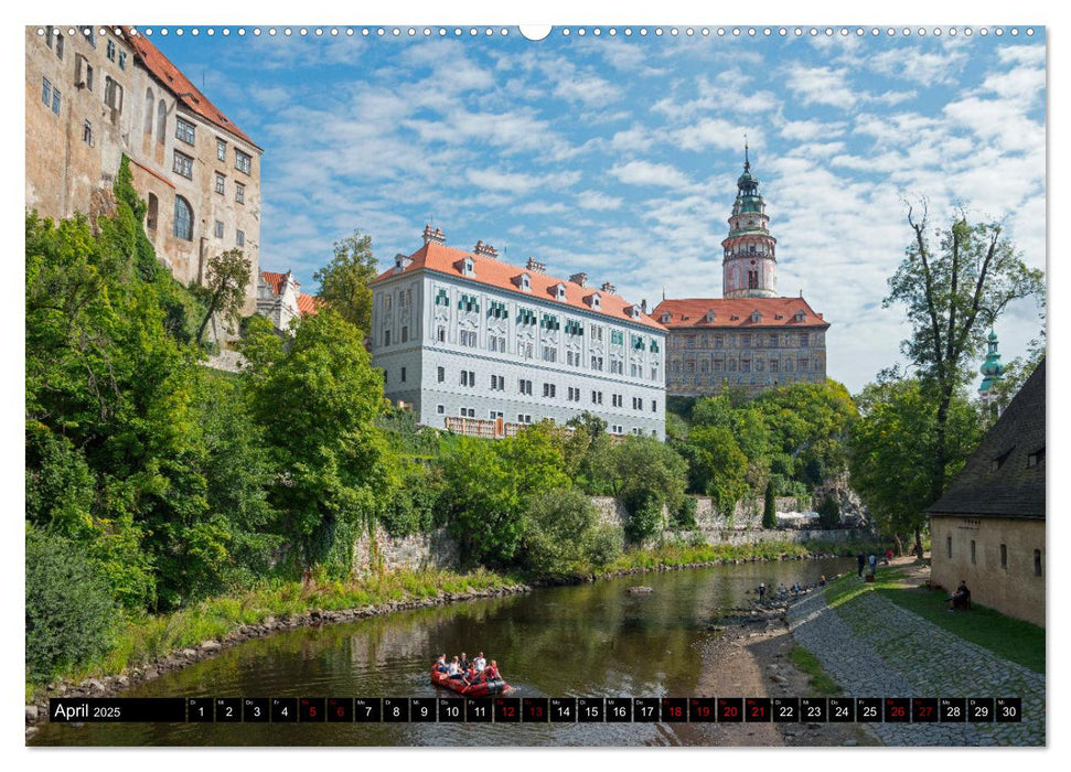 Ceský Krumlov - Böhmisch Krumau (CALVENDO Wandkalender 2025)