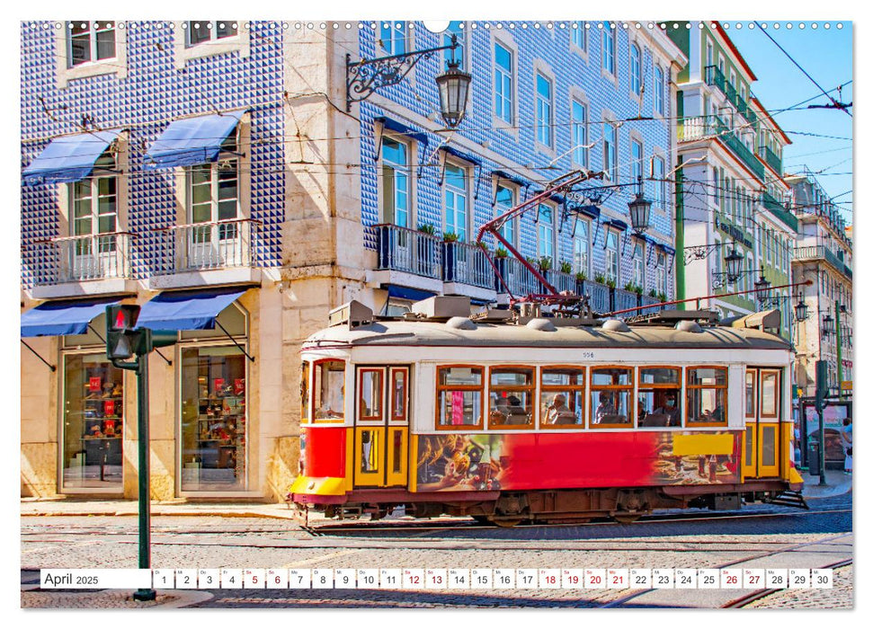 Lissabon - Stadt mit besonderem Zauber (CALVENDO Wandkalender 2025)