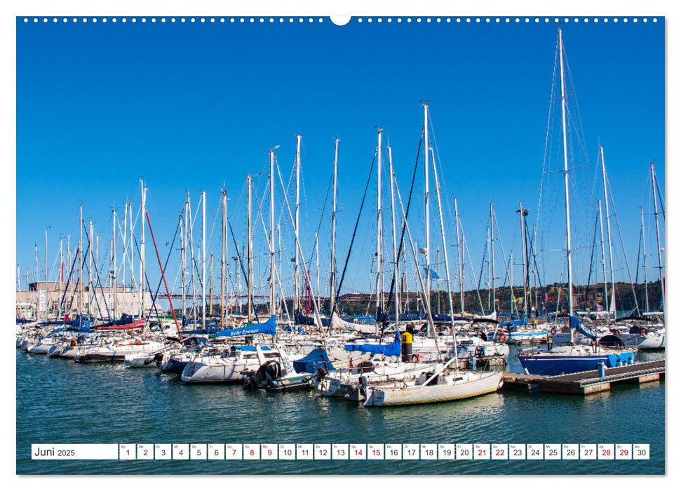 Lissabon - Stadt mit besonderem Zauber (CALVENDO Wandkalender 2025)