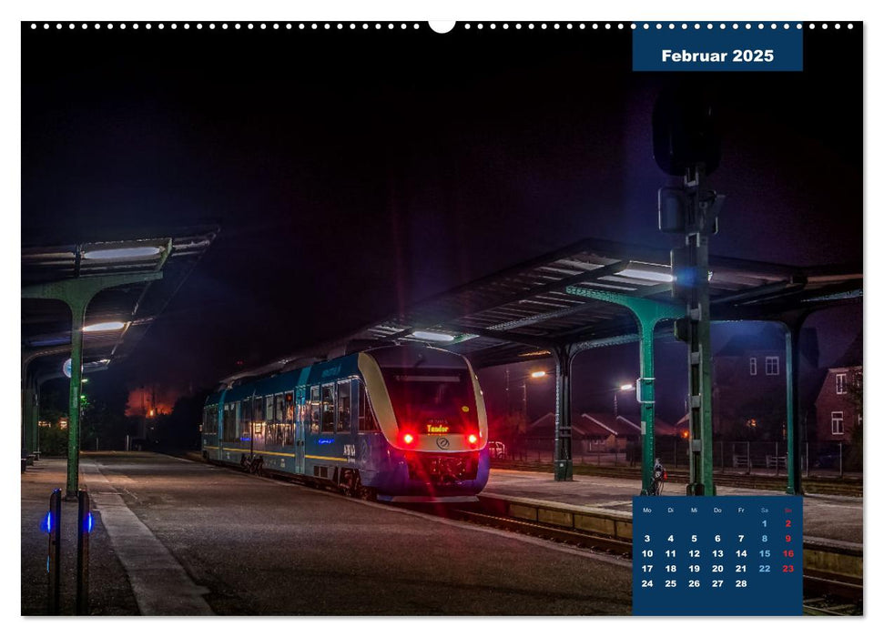 Dänische Eisenbahnen (CALVENDO Premium Wandkalender 2025)