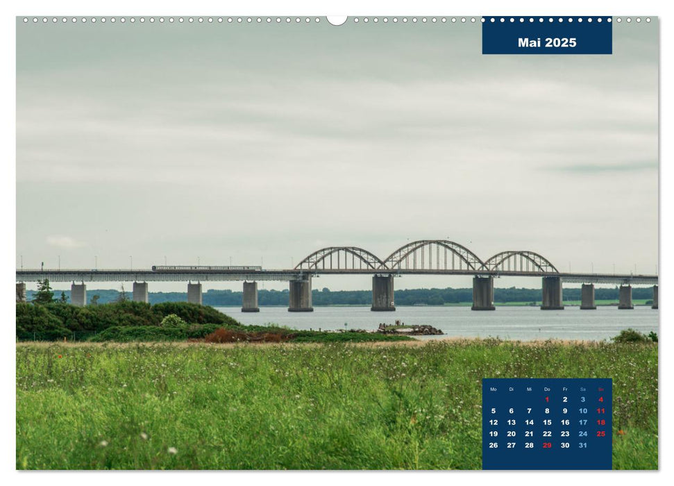 Dänische Eisenbahnen (CALVENDO Premium Wandkalender 2025)