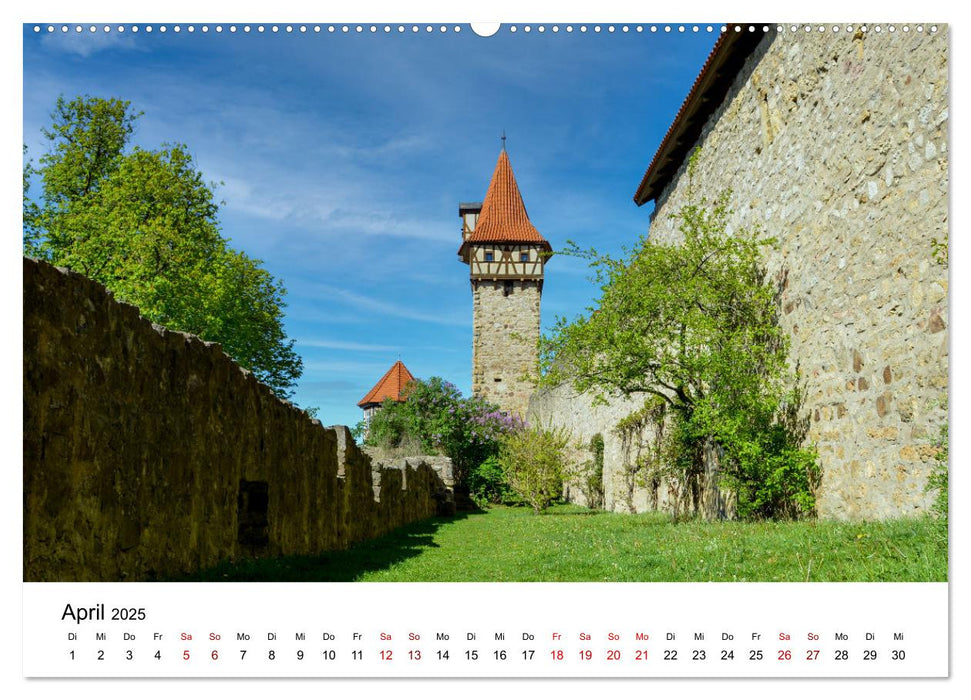 In und um Ostheim vor der Rhön (CALVENDO Premium Wandkalender 2025)