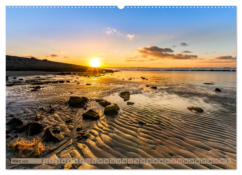 Naturlandschaft WATTENMEER (CALVENDO Premium Wandkalender 2025)