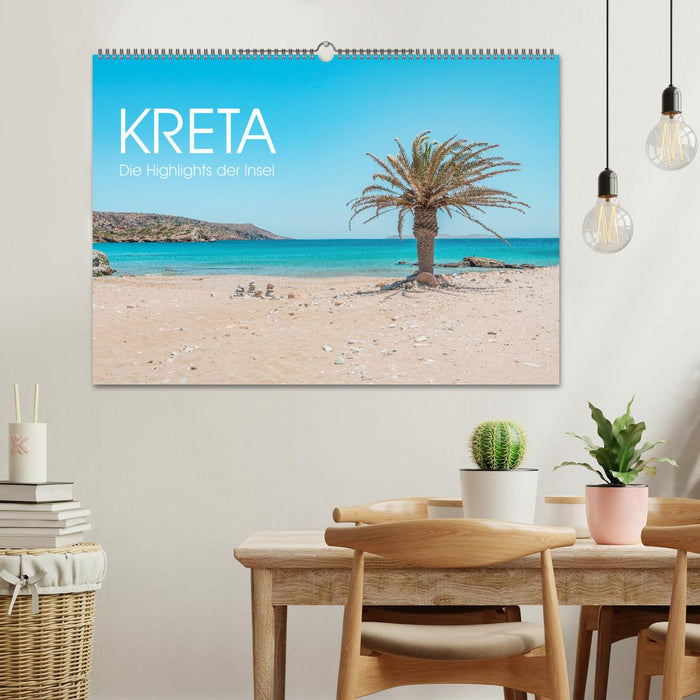 Kreta - Die Highlights der Insel (CALVENDO Wandkalender 2025)