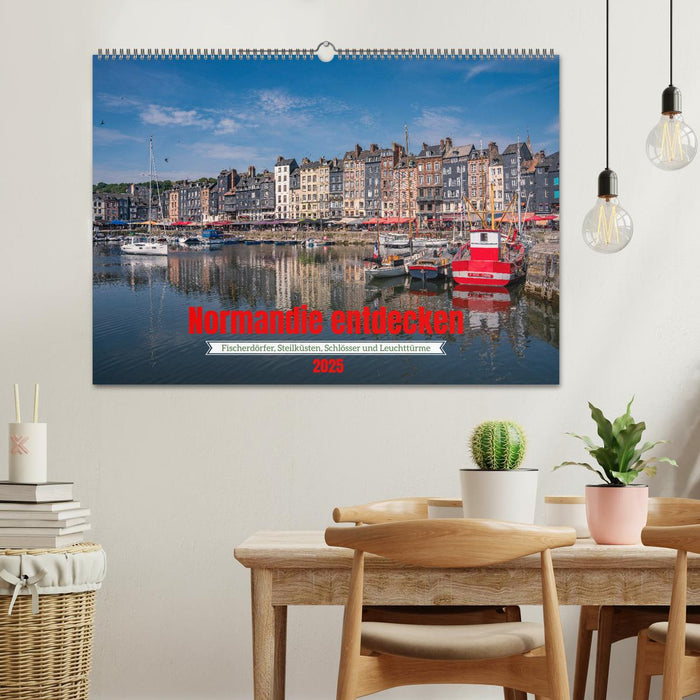 Normandie entdecken (CALVENDO Wandkalender 2025)