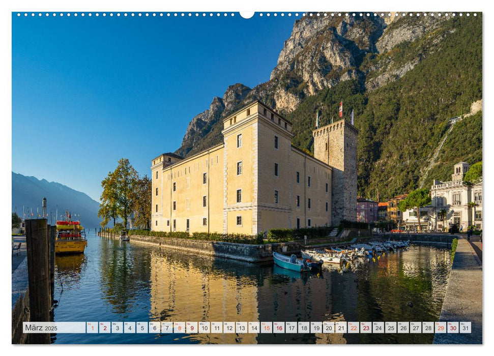 Riva del Garda Impressionen vom Gardasee (CALVENDO Wandkalender 2025)