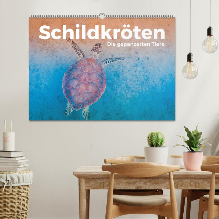 Schildkröten - Die gepanzerten Tiere. (CALVENDO Wandkalender 2025)